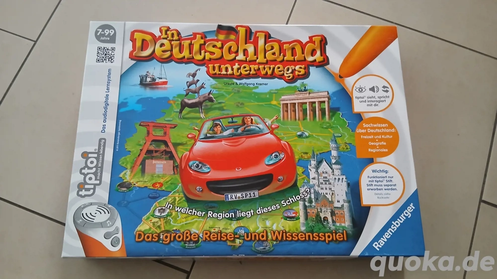 TipToi Deutschlandspiel ( ohne Tiptoi-Stift)