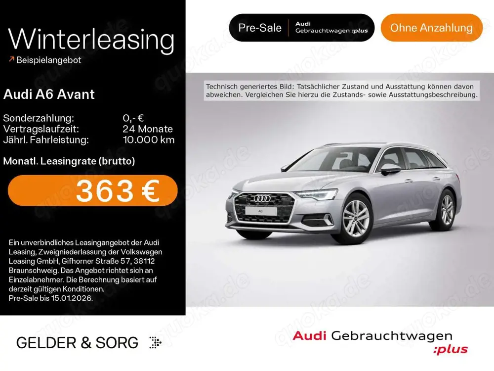 Audi A6 40 TDI advanced AHK*LED*Virtual*360°