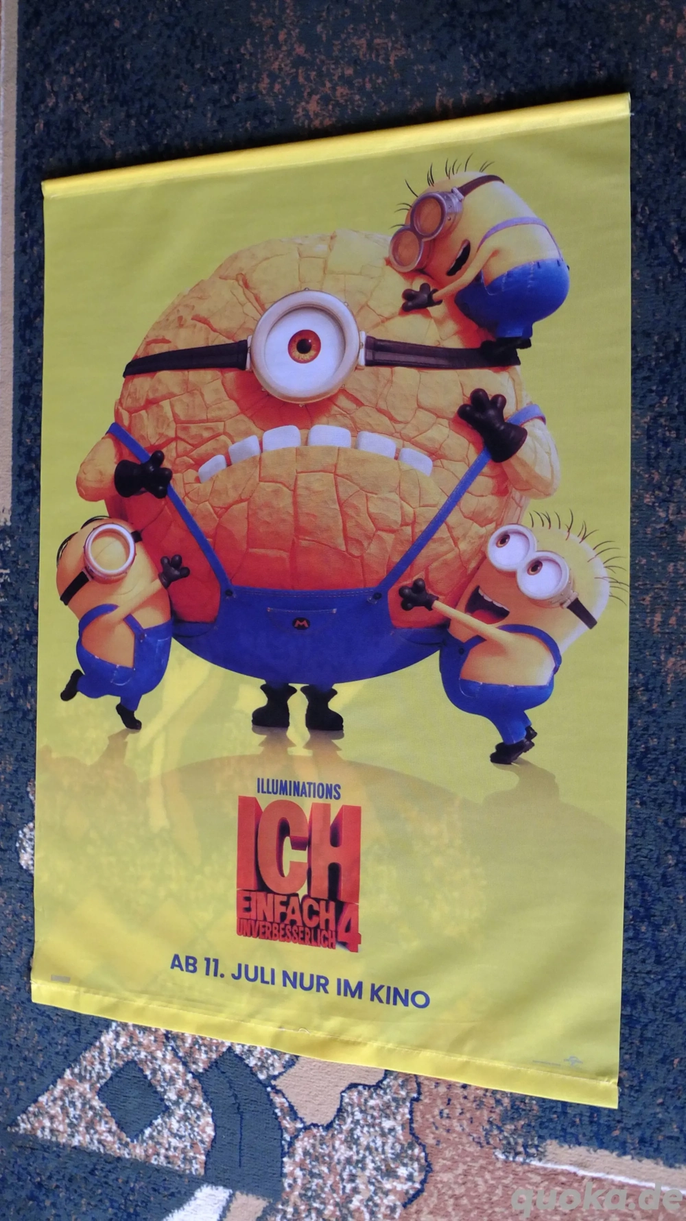 Minions Ich Einfach Unverbesserlich 4 - Deko Plakat aus Stoff