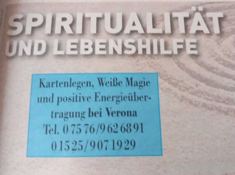 Kartenlegen Weiße Magie !!