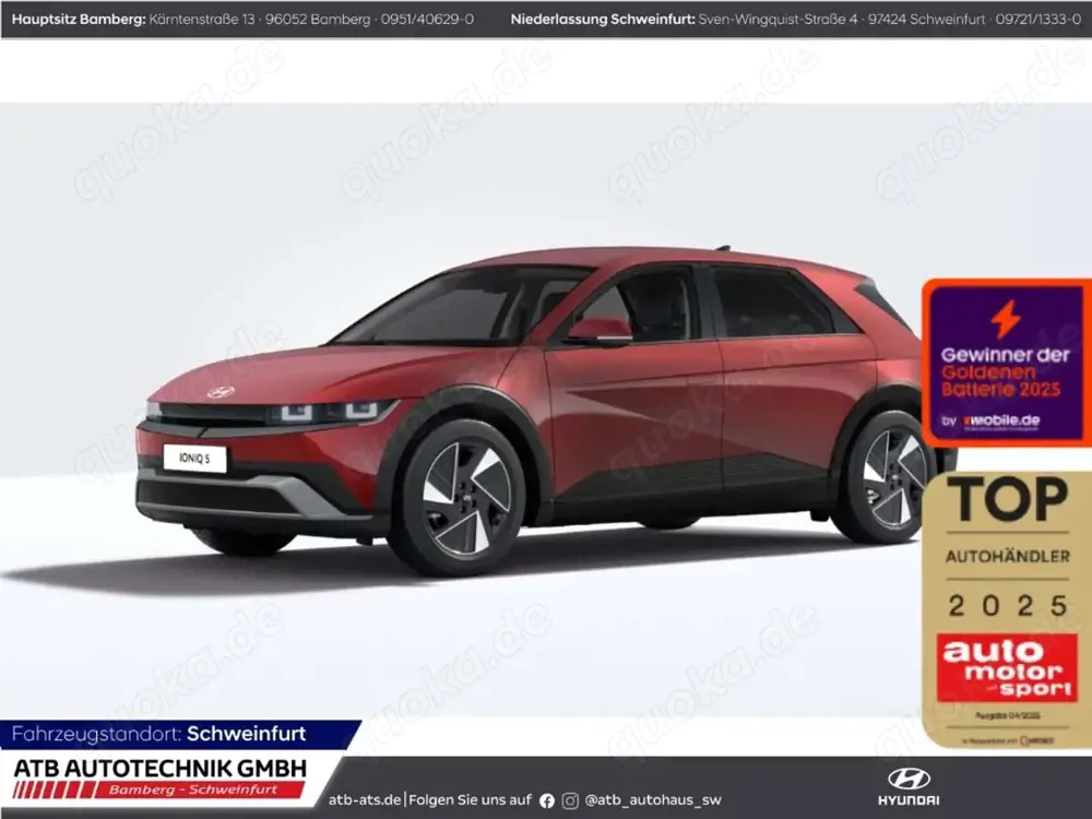 Hyundai IONIQ 5 MY26 UNIQ 84kWh Batterie 229PS 2WD HUD Navi Digita