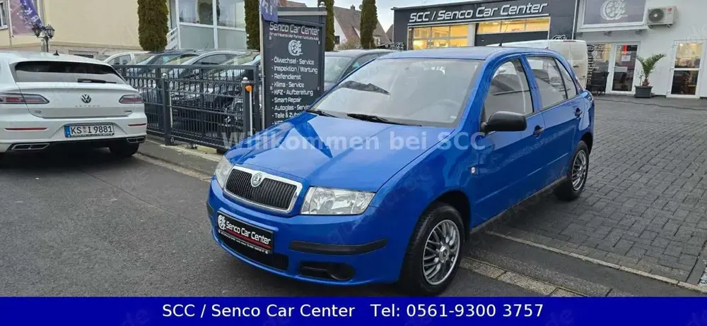 Skoda Fabia I Blau 5 Türig AUTOMATIK TÜV NEU