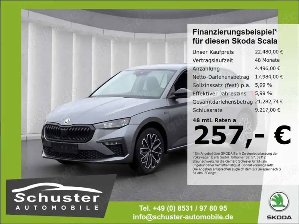 Skoda Scala TOUR TSI*DSG Matrix-LED R-Kam Keyless Temp