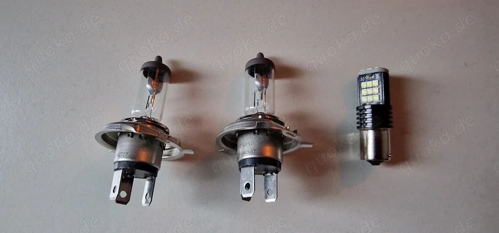 Fahrzeug- Lampenset H4 und BA15D LED, Neu und unbenützt