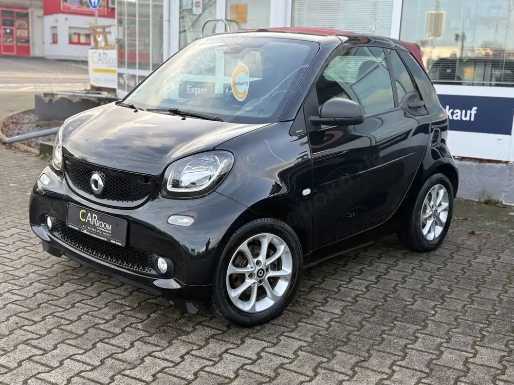 smart forTwo Passion*Cabrio*Navi*LED*Verdeck Rot*Sitzheizung*