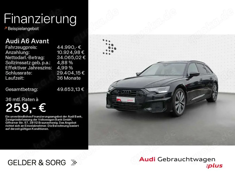Audi A6 Sport 55 TFSI qu. RFK*LED*HuD*Pano*Navi