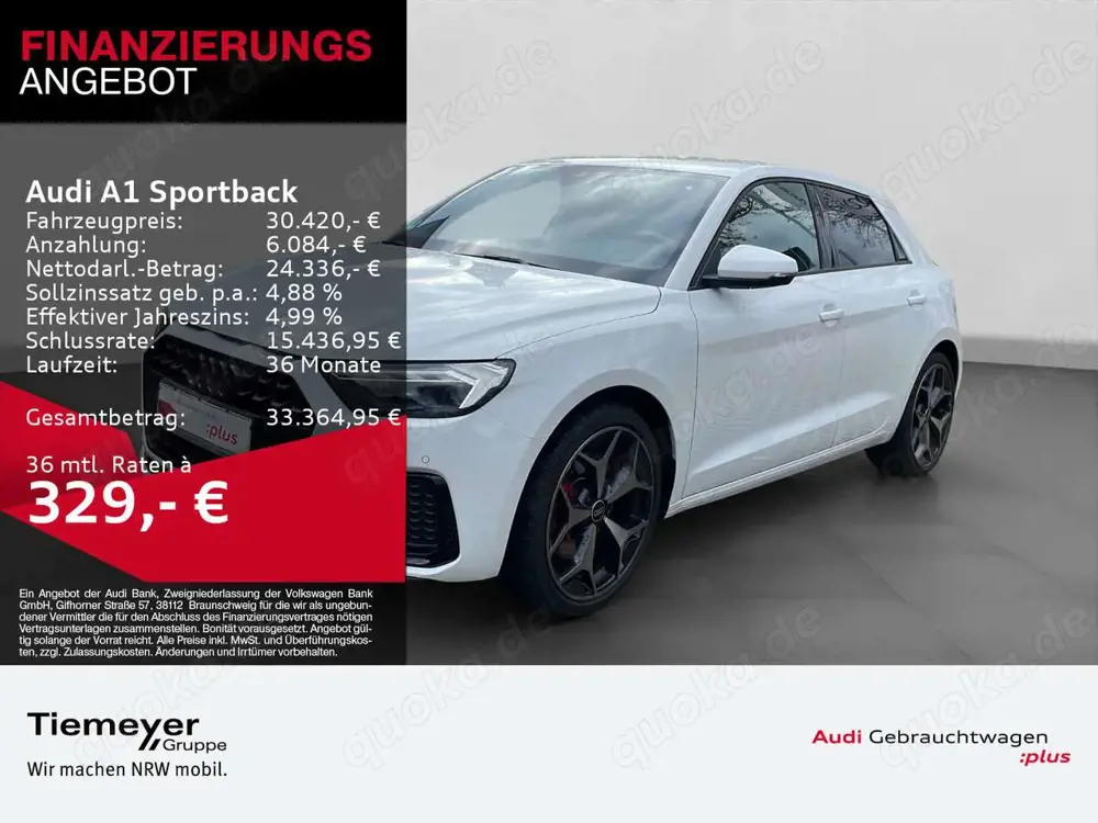 Audi A1 35 TFSI S LINE LM18 OPTIK-PKT+ NAVI