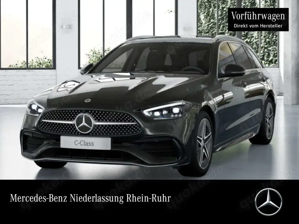 Mercedes-Benz C 220 d T AMG+PANO+360+AHK+BURMESTER+KEYLESS+9G