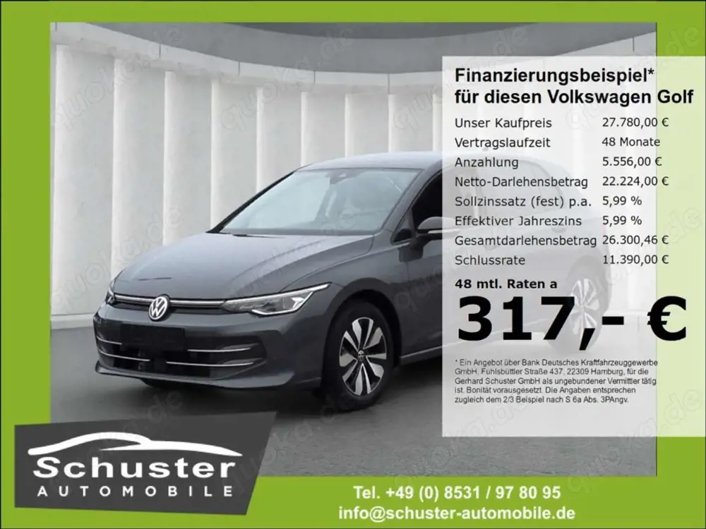 Volkswagen Golf VIII GOAL TDI*DSG AHK LED+ ACC Navi R-Kam