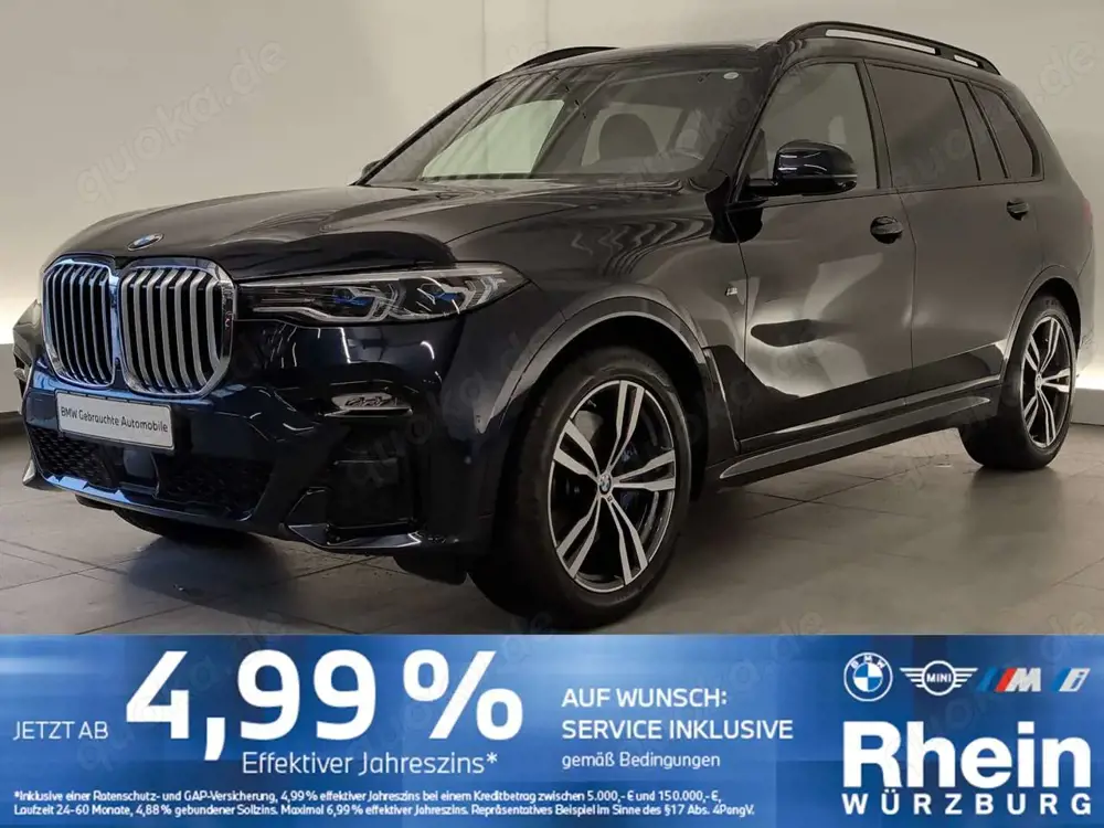 BMW X7 xDrive40d M Sport Navi/Laser/HuD/Pano/AHK/360 Navi