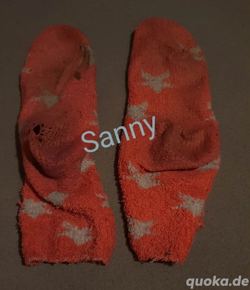 getragene Kuschelsocken