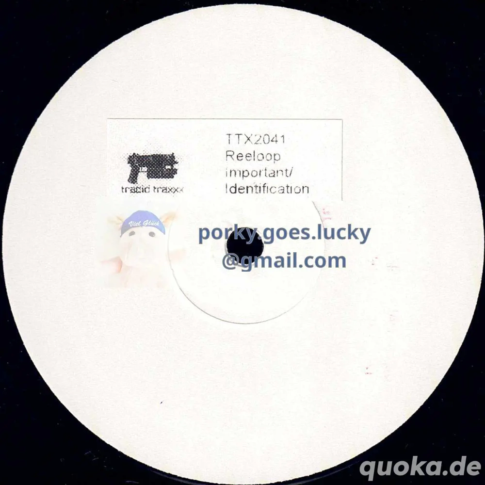 Reeloop - Important 2002  White Label, Stickered 12" Vinyl Trance, Tech Trance, Progressive Trance