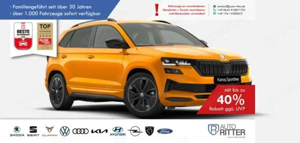 Skoda Karoq Sportline ACC|AHK|RFK|LED|Carplay|Klima...