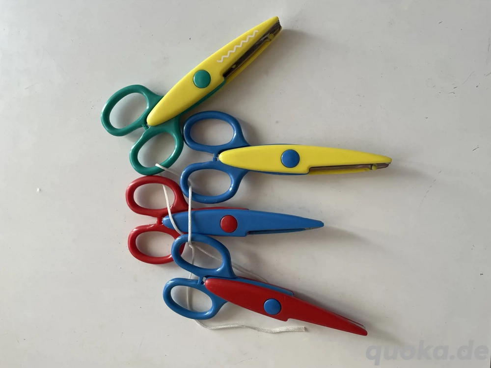 Zackenschere Verschiedene Muster Set