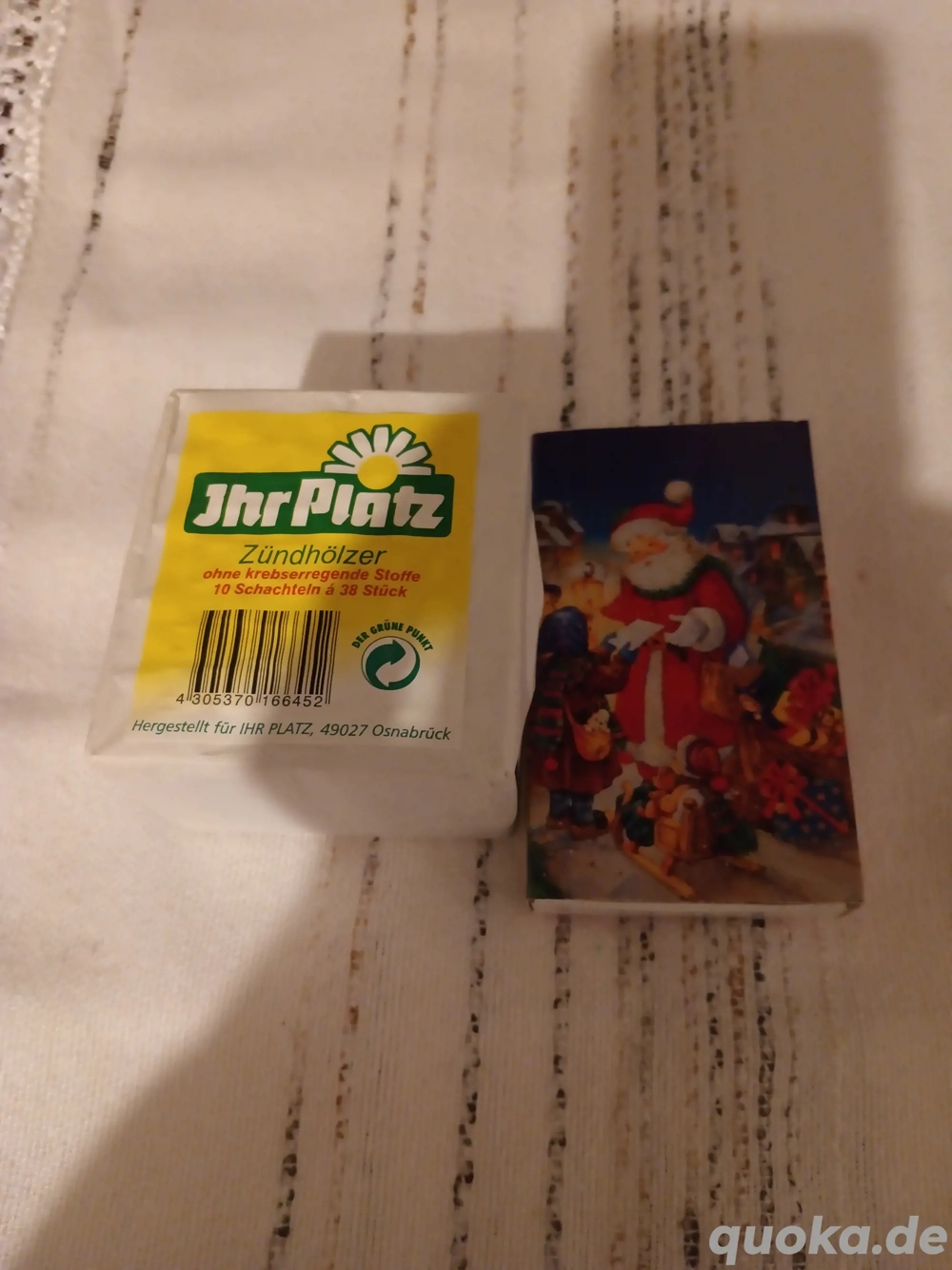 2 paar Streichhölzer 