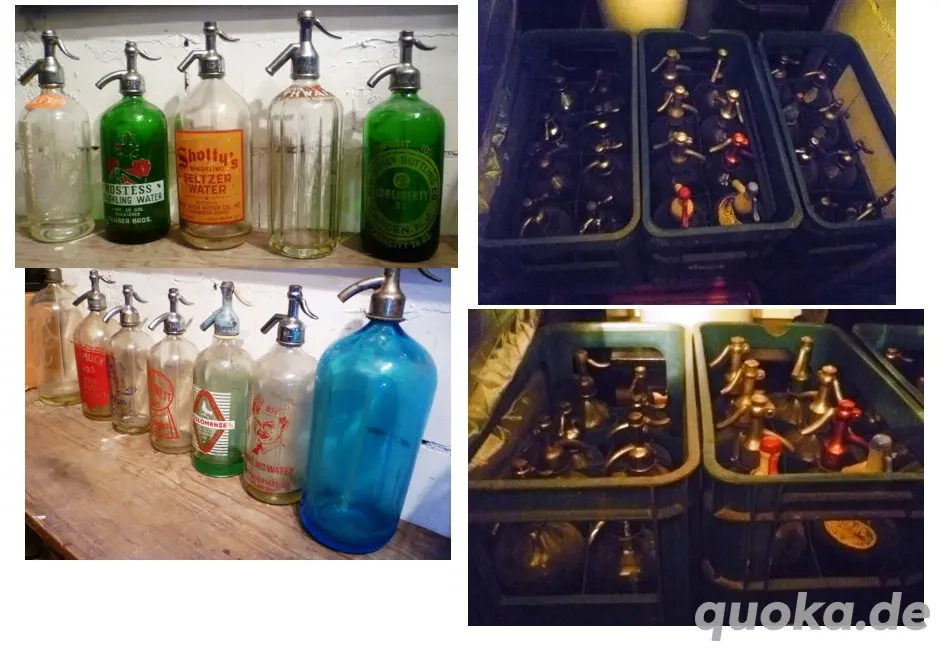 KONVOLUT Sodaflasche Siphon Syphon Sifon Flaschen