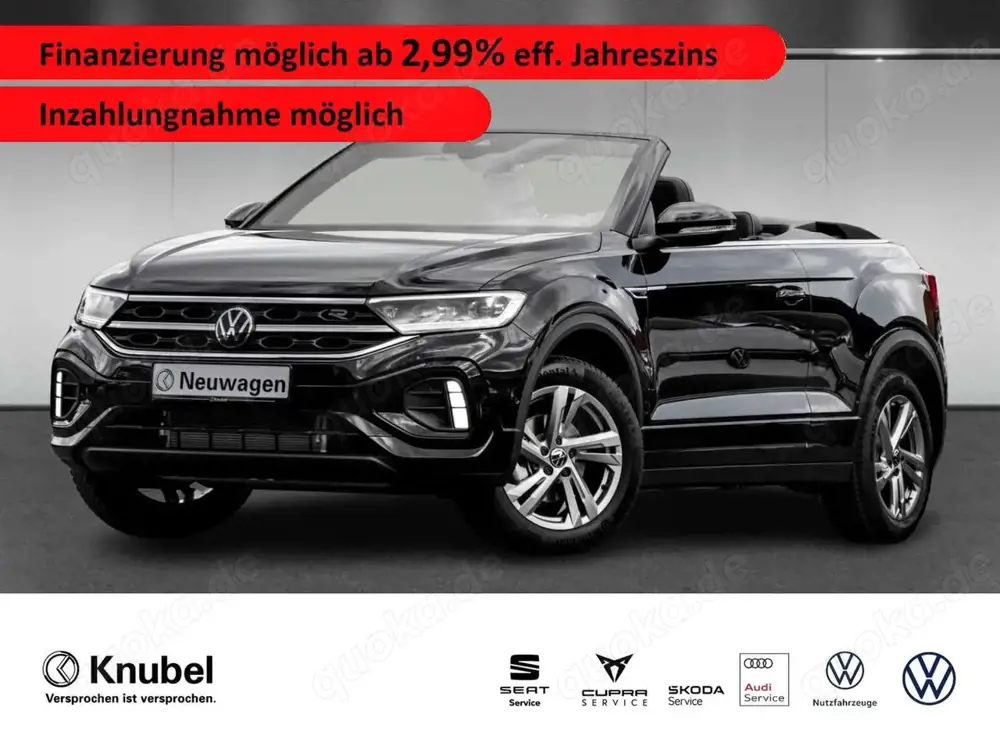 Volkswagen T-Roc Cabriolet R-Line 1.5 TSI DSG AHK ACC Navi LED+ ...
