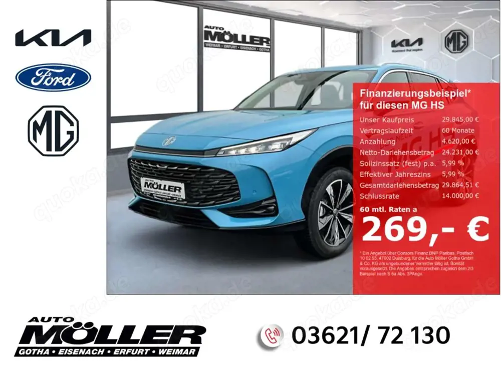 MG HS LUXURY 1.5T AT LED/NAV/Leder/Digitales/Cockpit/Mem