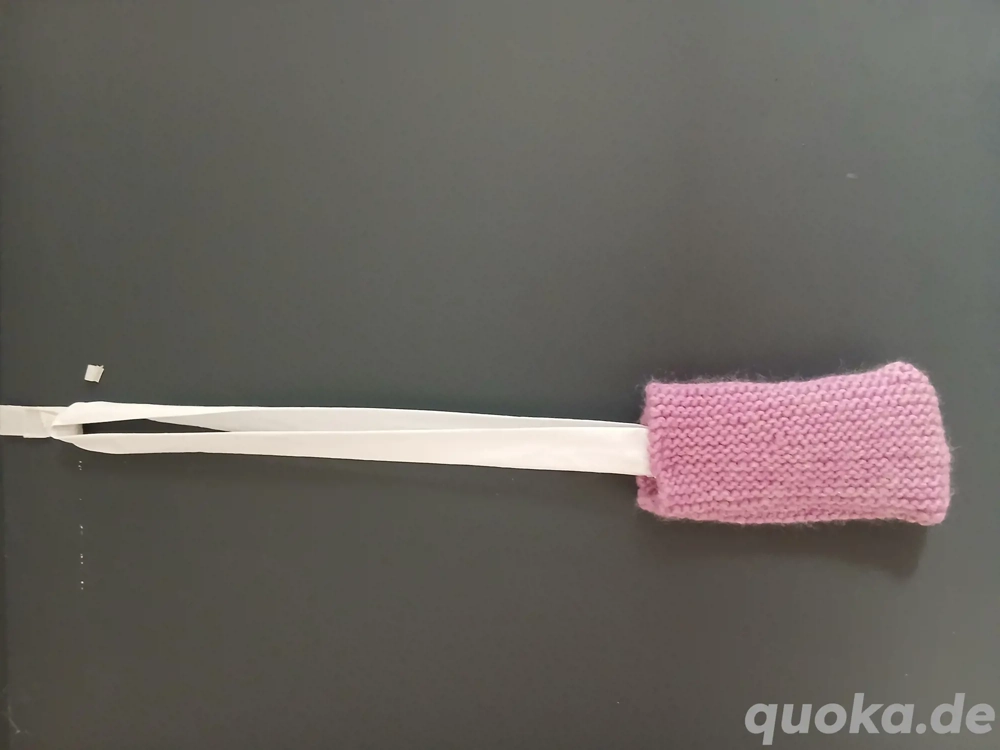 Handarbeit Strick Tasche - Pink Rosa 