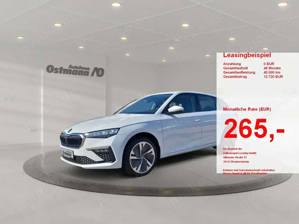 Skoda Scala 1.0 TSI Selection LED Virtual PDC GRA