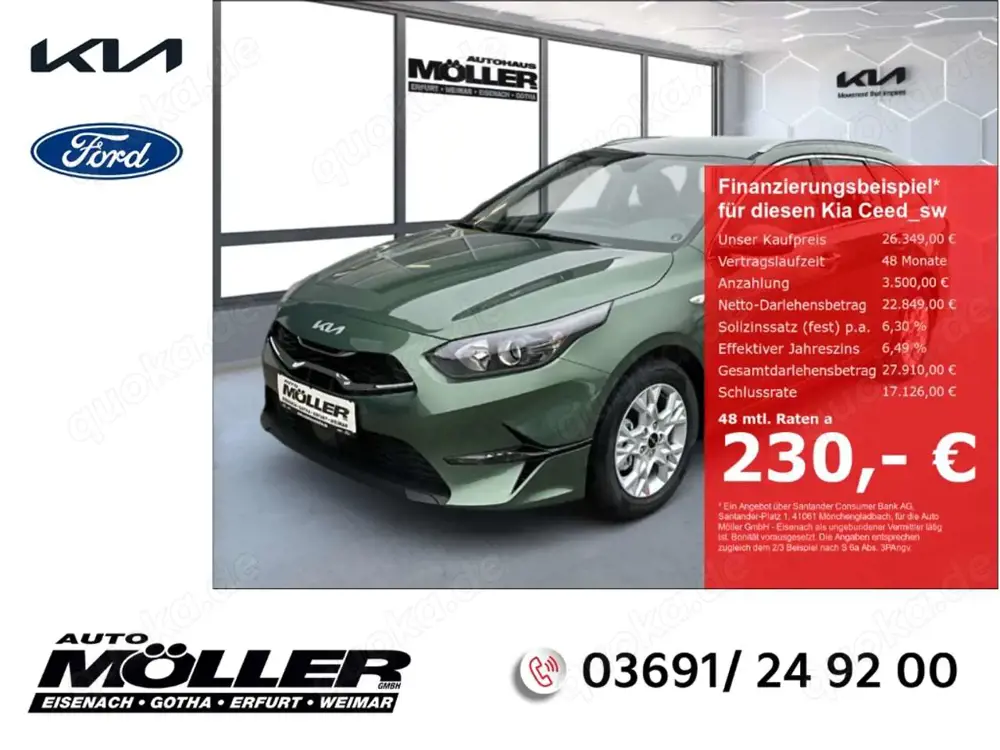 Kia Ceed SW / cee'd SW Vision 1.5T DCT7 Komfort Navi Kamera ACC Klima PDC