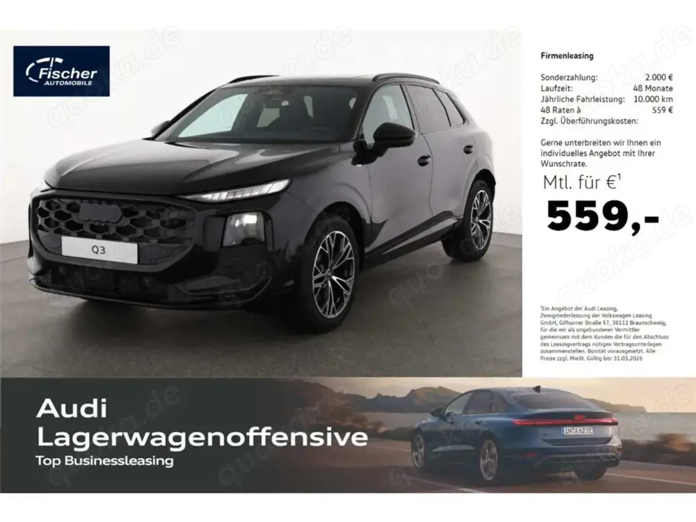 Audi Q3 TDI S line LP: 63.677,- /AHK/Pano/LED/LHZ/Sporsitz