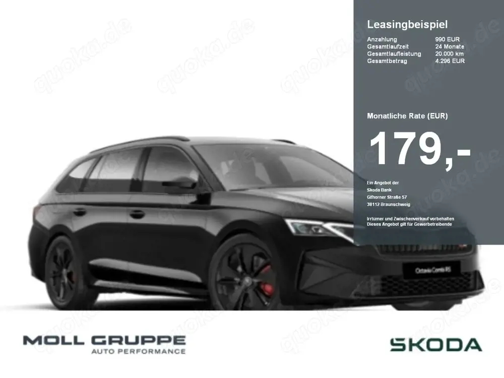 Skoda Octavia Combi 2.0 TSI  W RS 2xKLIMA ACC AUT FLA