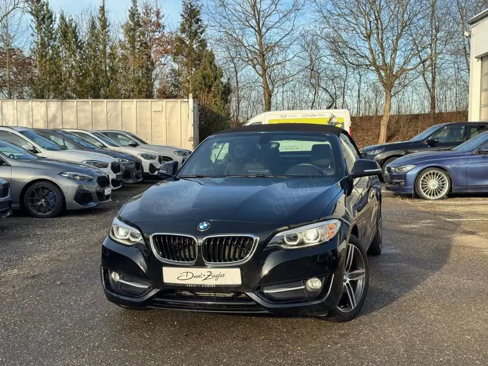 BMW 220 i Cabrio Sport Xenon Navi Leder HiFi 17"