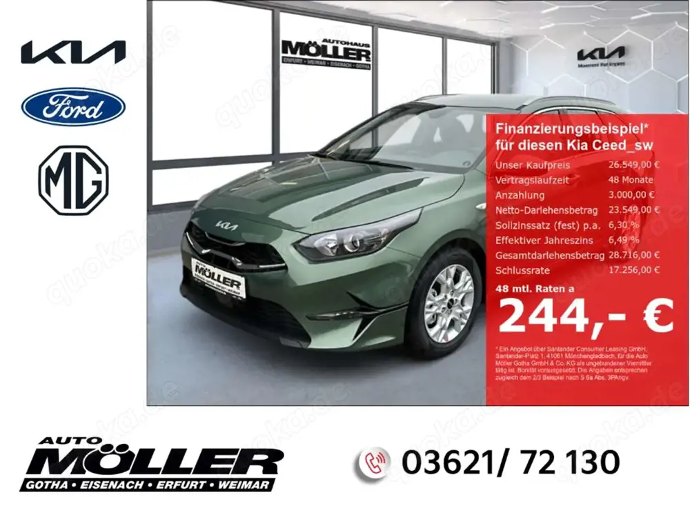 Kia Ceed SW / cee'd SW Vision 1.5T DCT7 Komfort Navi Kamera ACC Klima PDC