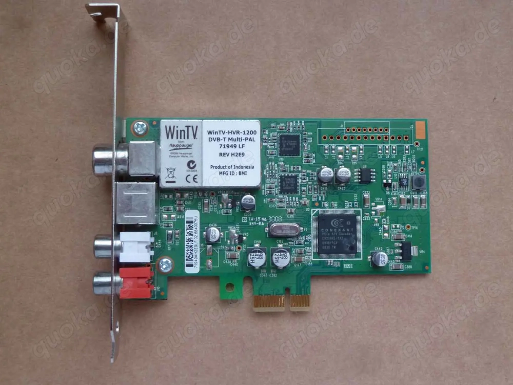 Hauppauge WinTV HVR-1200 PCIe TV-Tunerkarte DVB-T + analog.