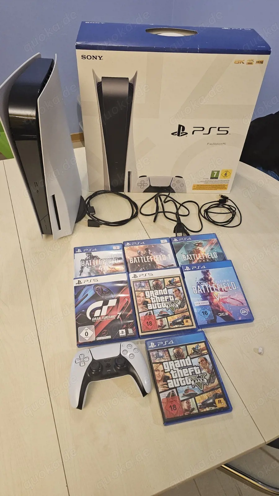 Sony PlayStation 5 PS5 Blu-ray Disc Edition 825 GB Weiß  