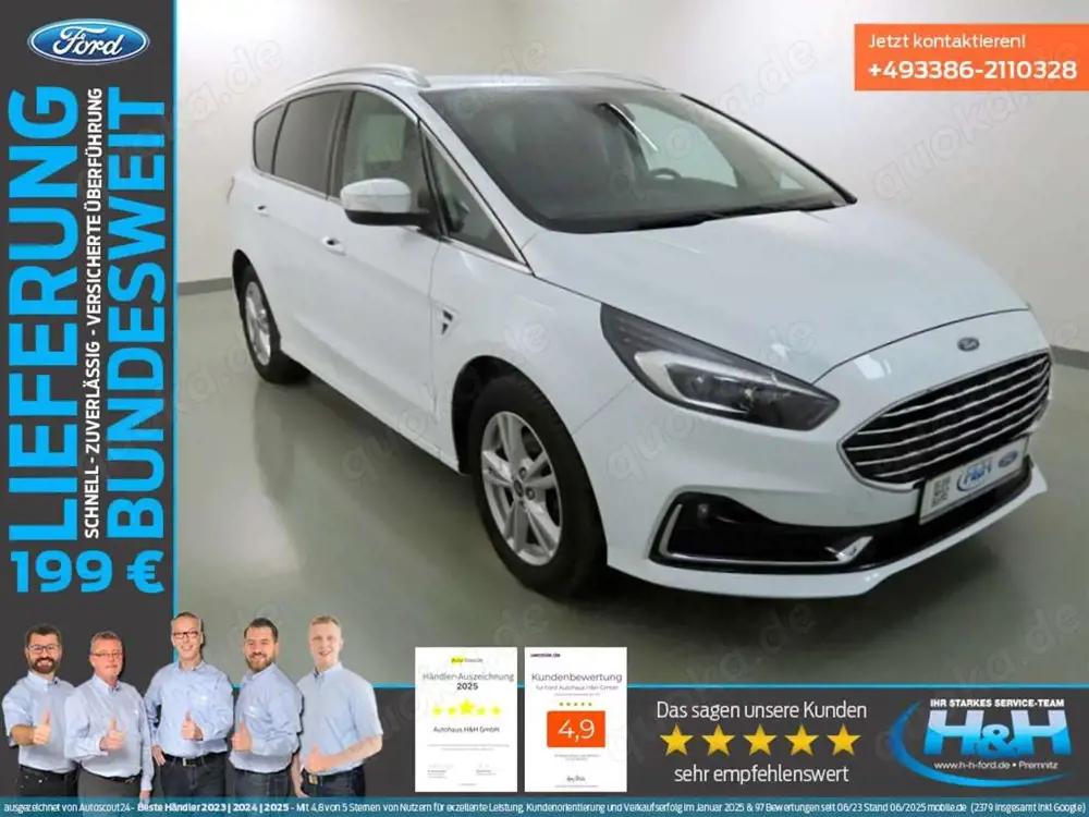 Ford S-Max 2.5 Hybrid Titanium LED+Kamera+WinterPaket