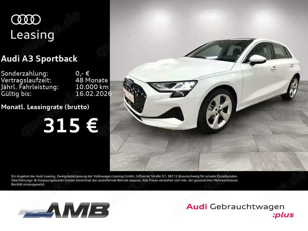 Audi A3 Advanced 30 TFSI Pano/Standhz/2.30G