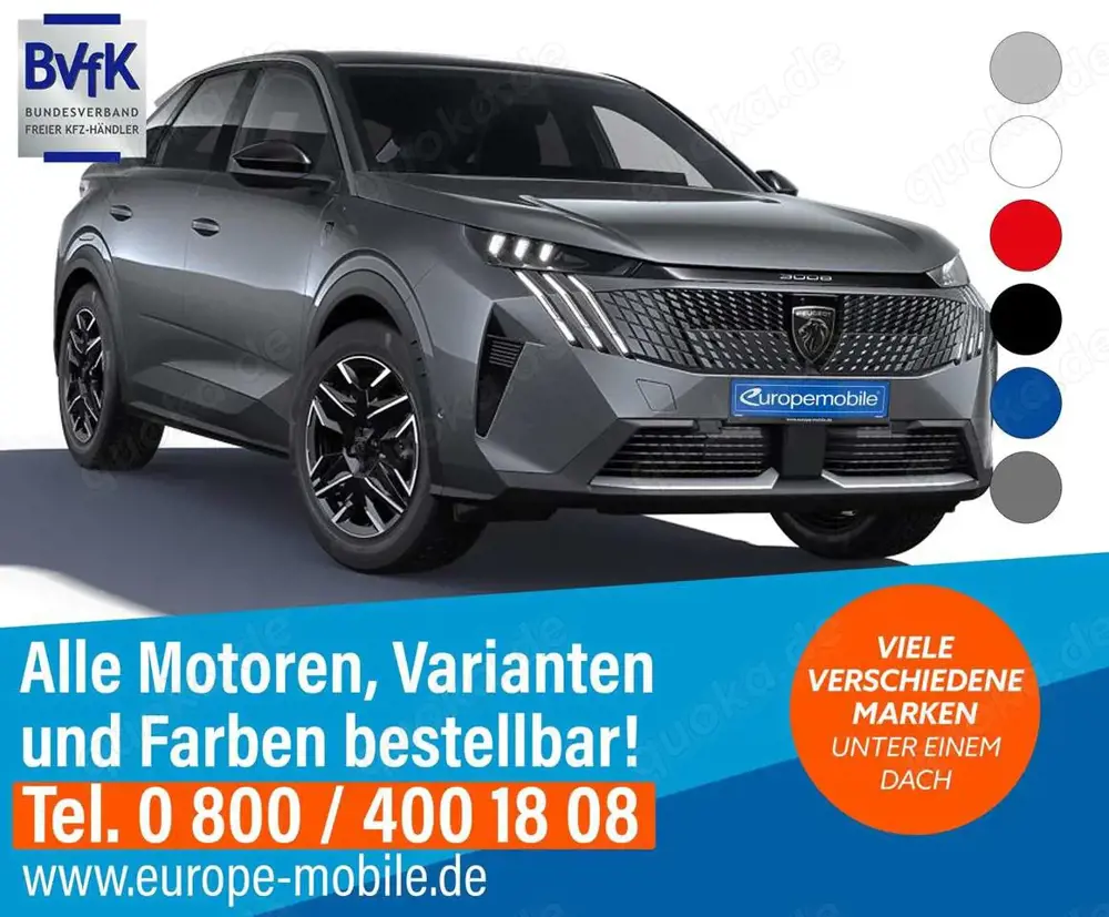 Peugeot 3008 Allure Elektromotor 230 Long Range (170 kW) – 9...
