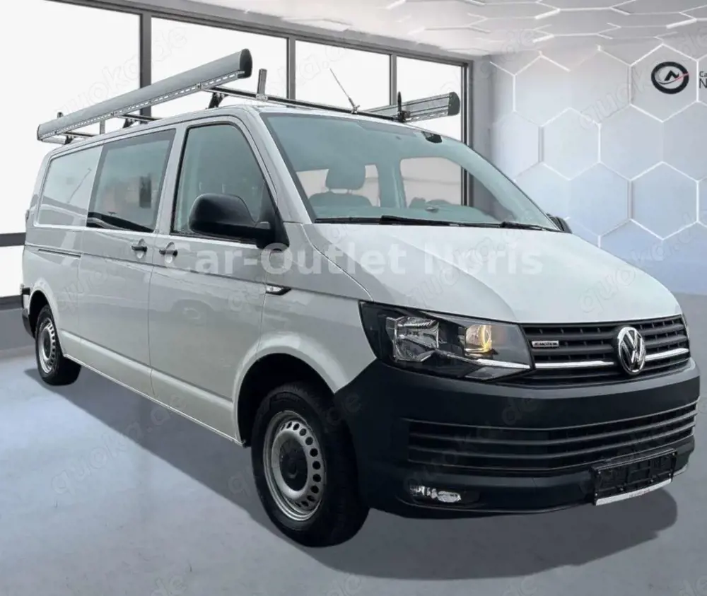 Volkswagen T6 Transporter T6*4Mot.*Lang*DoKa*6Sitz.*AHK*STHz.*230V*Sortimo