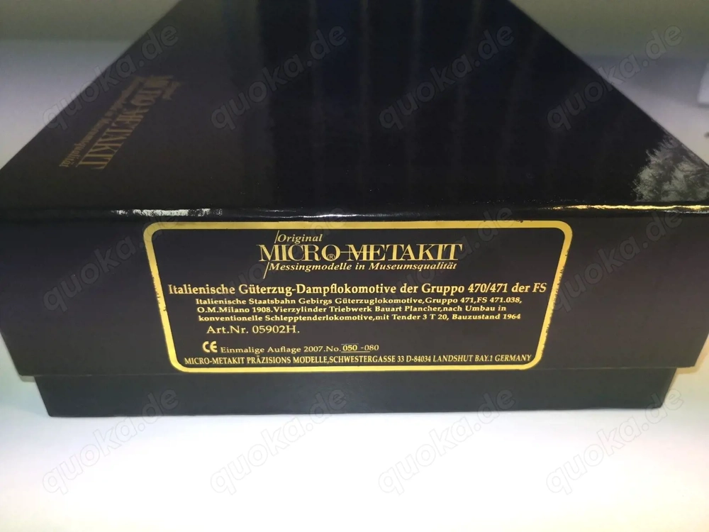 MICRO METAKIT 05902H FS 471.038 Ottone Nero Rosso Come nuovo Splendido