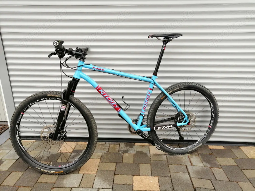 Ritchey P 650b MTB 27,5 Zoll Hardtail mit Stahlrahmen sehr gepflegt blau rot Größe L