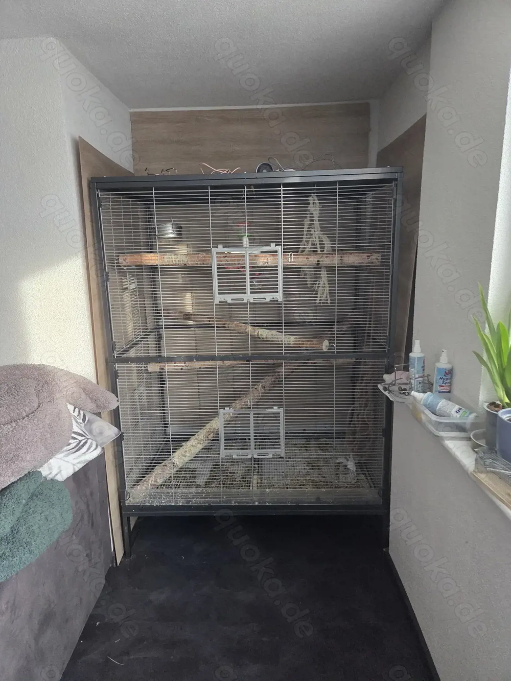 Papagei käfig  groß abzugeben 