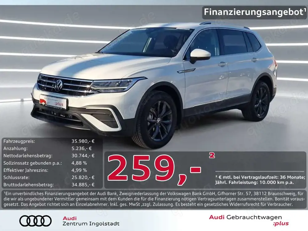 Volkswagen Tiguan Allspace 1.5 TSI DSG STHZG ACC AHK Life
