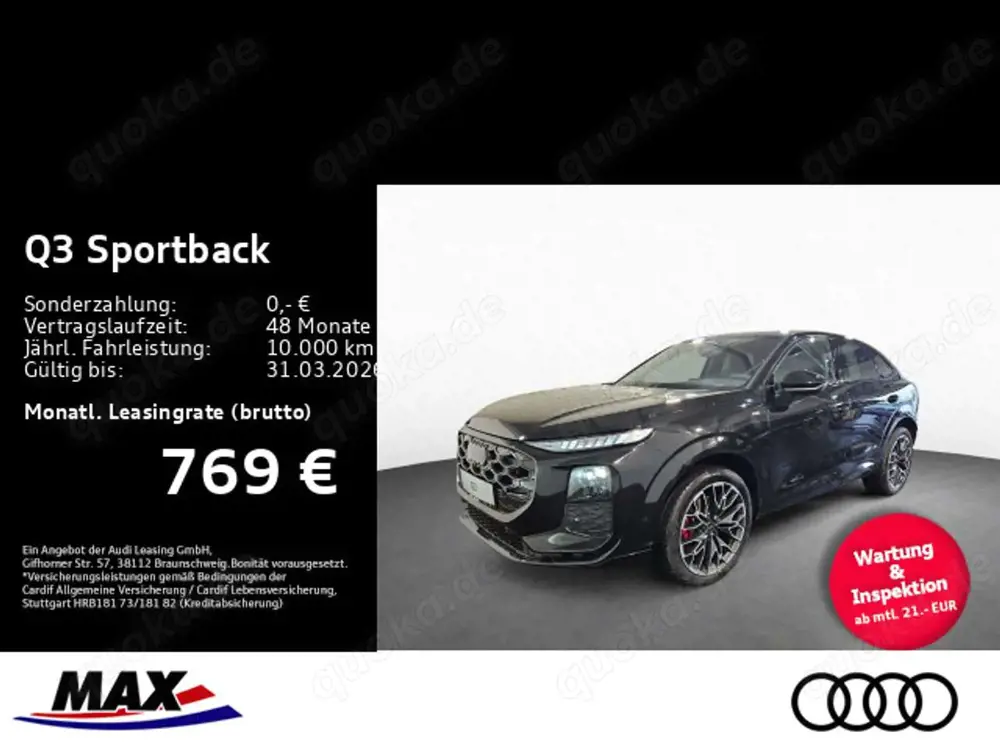 Audi Q3 TFSI quattro S-LINE+AHK+TECH-PLUS
