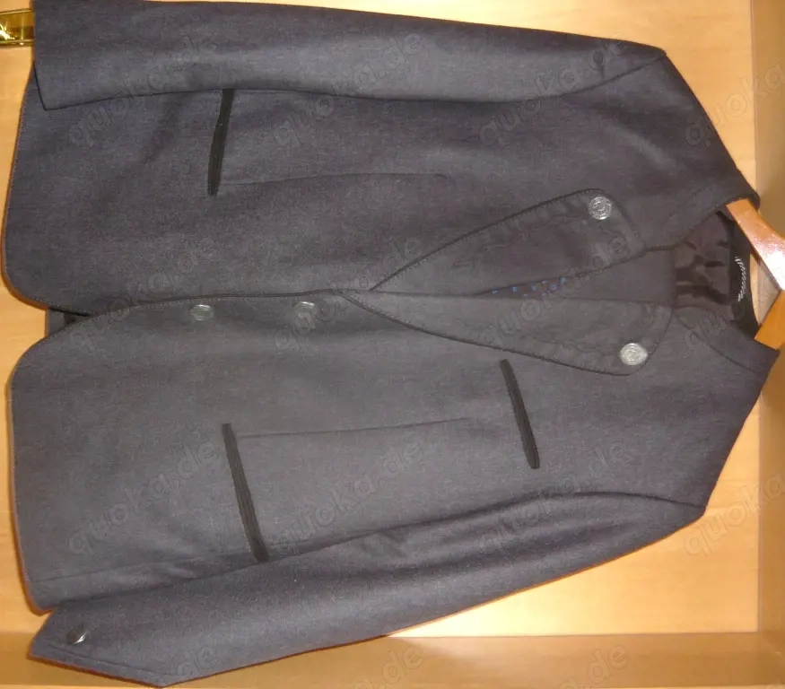 Trachtenanzug Distler 3-teilig Gr. 56 Sakko Hose Weste braun TOP