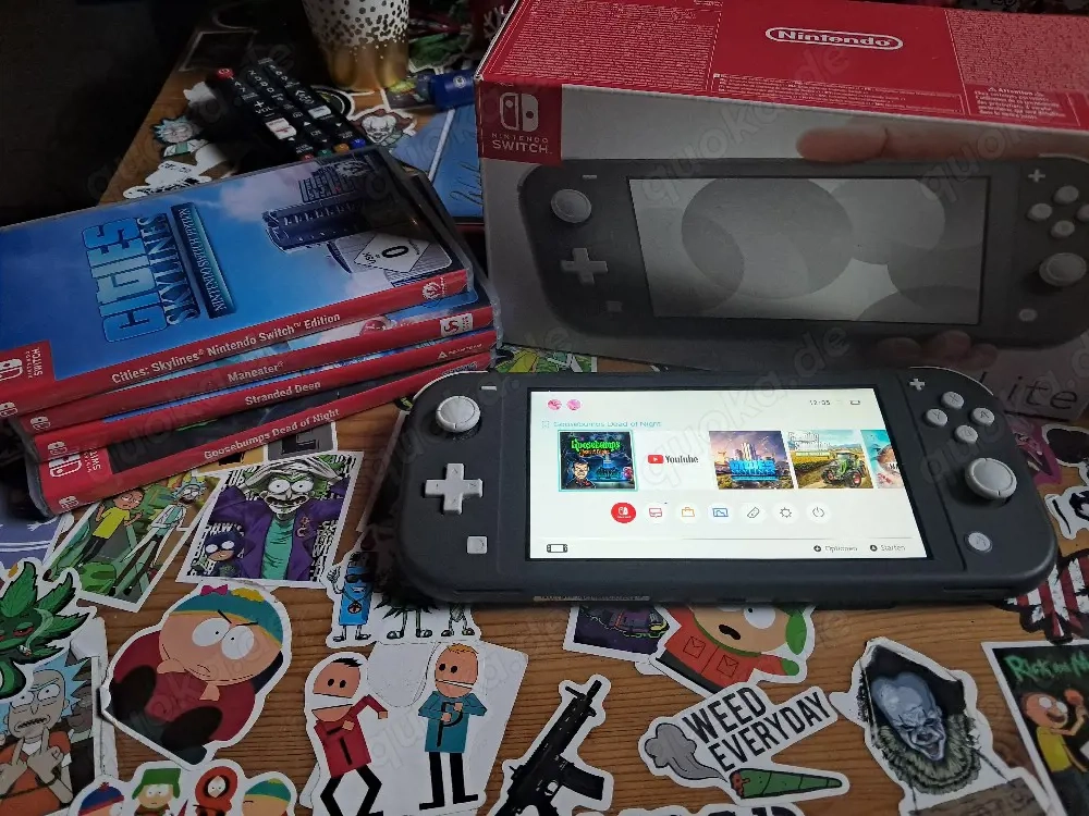 Nintendo switch lite mit spiele 