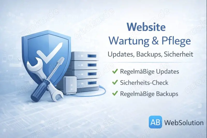 Website Wartung & Pflege   Updates, Backups, Sicherheit (ab 49   Monat)