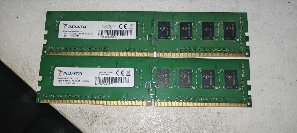 16gb Ram DDR 4 2400mhz
