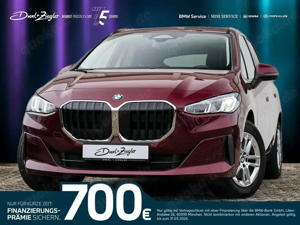 BMW 218 218i Active Tourer Travel GSD AHK RFK SpSitz DAB