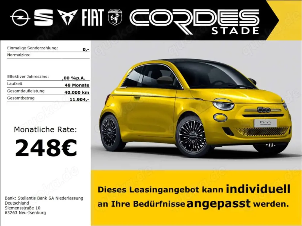 Fiat 500C Hybrid Cabrio LA PRIMA SHZ, PDC, uvm