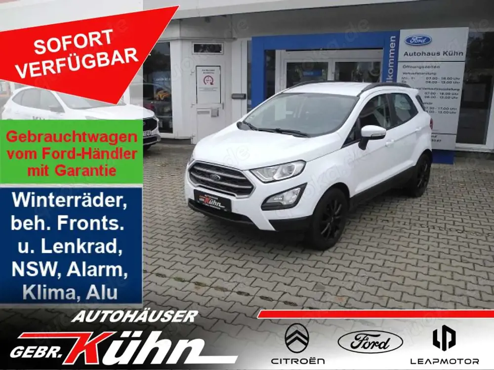 Ford EcoSport 1.0 TREND - WR, Winter-Pak., Reling, PDC v/h, Alu