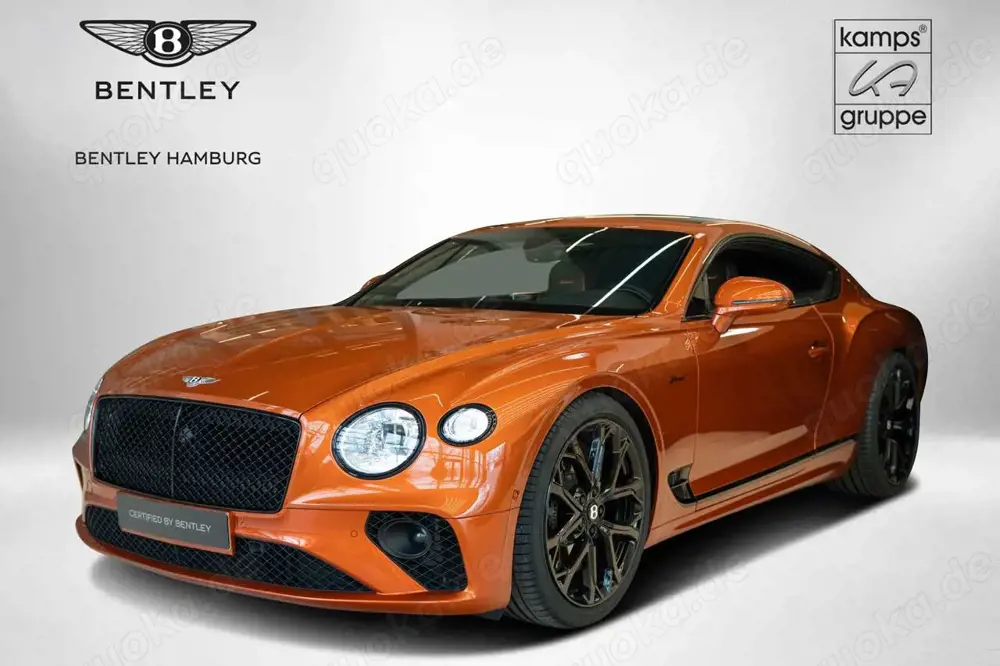 Bentley Continental GT Speed W12 Mandarin Hide Mulliner