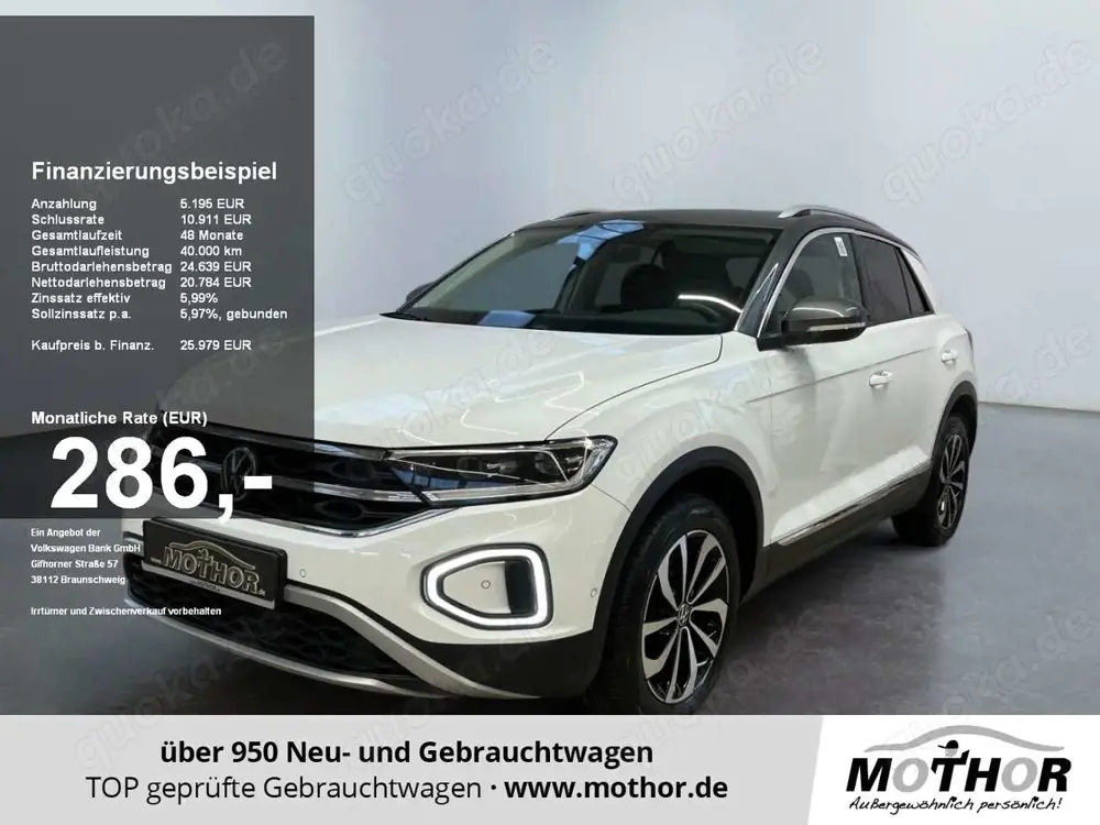 Volkswagen T-Roc Style 2.0 TDI DSG ACC AHK Massagefunktion