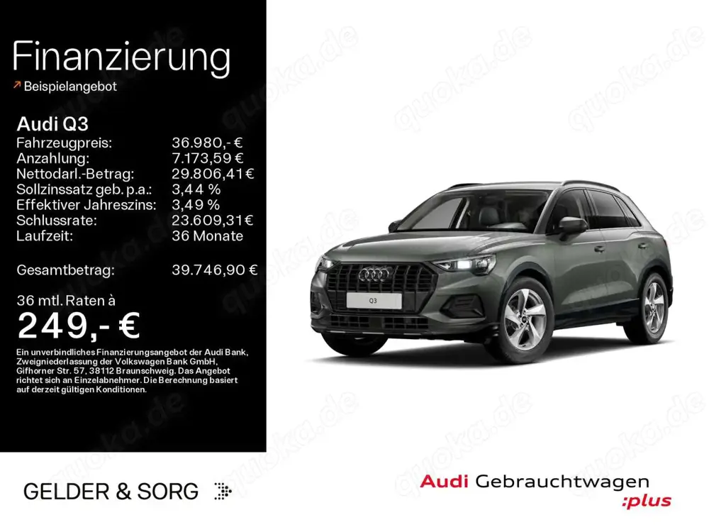 Audi Q3 35 TFSI advanced LED*AHK*EPH*Sound*ACC